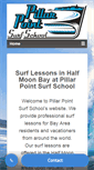 Mobile Screenshot of pillarpointsurfschool.com